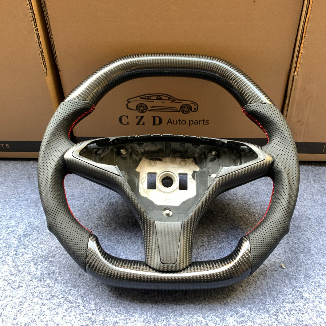 CZD-Tesla model S/X carbon fiber steering wheel