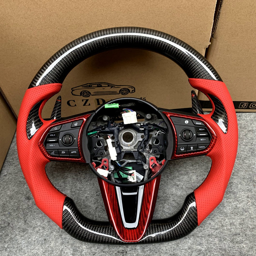 CZD 2019 2020 ACURA RDX STEERING WHEEL With CARBON FIBER