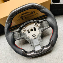 Load image into Gallery viewer, Hot Selling Flat top Tesla Model 3 Model Y Steering wheel core with Real carbon fiber