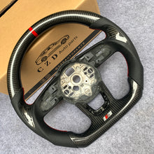 Load image into Gallery viewer, CZD Audi B9 A4 Avant carbon fiber steering wheel