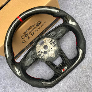 CZD Audi B9 A4 Avant carbon fiber steering wheel