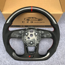 Load image into Gallery viewer, CZD Audi B9 A4 Avant steering wheel carbon fiber