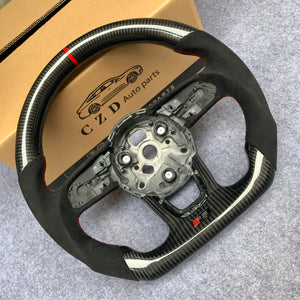 CZD-2017+Audi B9 A3/A4/A5/RS3/RS4/RS5/S3/S4/S5 carbon fiber steering wheel