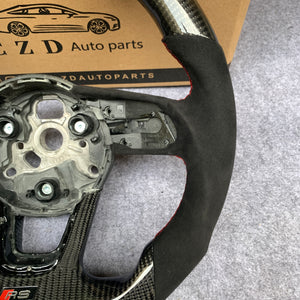 CZD-2017+Audi B9 A3/A4/A5/RS3/RS4/RS5/S3/S4/S5 carbon fiber steering wheel