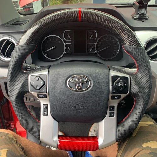 CZD-Toyota Tundra/Tacoma 2013/2014/2015/2016/2017/2018/2019/2020 carbon fiber steering wheel