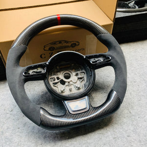 Steering Wheel With Carbon Fiber for Audi