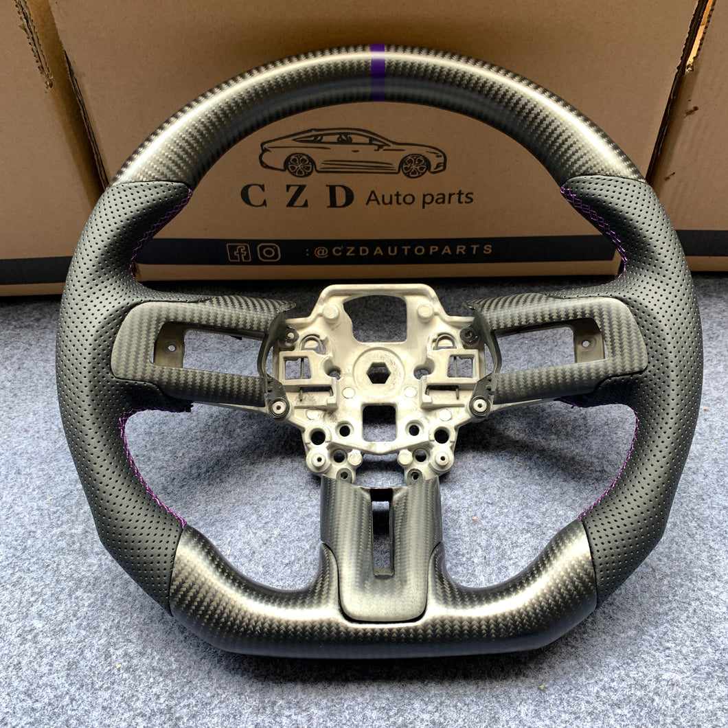 CZD 2015-2017 ford mustang GT carbon fiber steering wheel