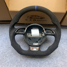 Load image into Gallery viewer, CZD Audi B8 S4 carbon fiber steering wheel