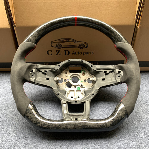CZD Volkswagen Golf7 GTI/MK7 2015-2019 carbon fiber steering wheel