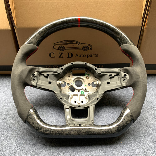 CZD-VW Golf R MK7/MK7.5 carbon fiber steering wheel