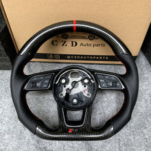 Load image into Gallery viewer, CZD Audi B9 A4 Avant steering wheel carbon fiber