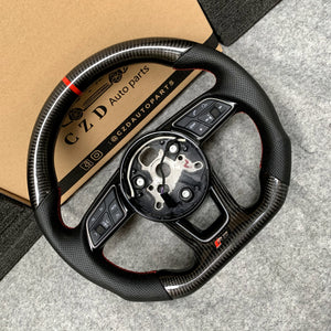 CZD Audi B9 A4 Avant steering wheel carbon fiber