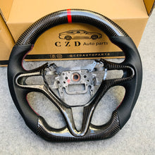 Load image into Gallery viewer, CZD-2008-2011 Honda civic /8th Gen civic carbon fiber steering wheel