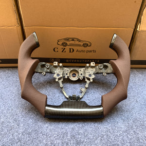CZD Scion IQ carbon fiber steering wheel with F1 shape