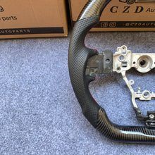 Load image into Gallery viewer, CZD Subaru STI/WRX 2015-2021 Carbon Fiber Steering Wheel flat top flat bottom