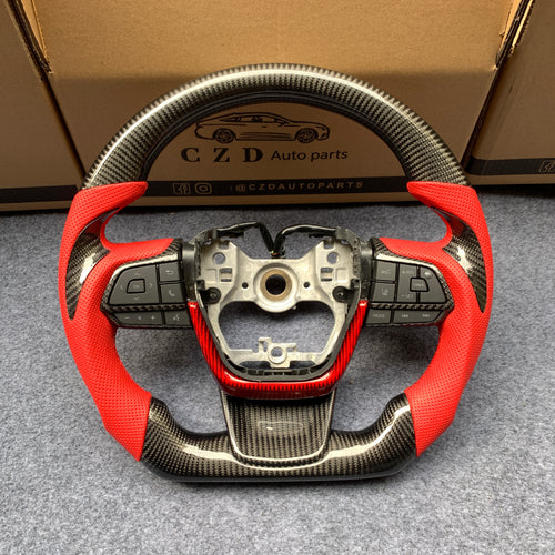 CZD Toyota Highlander XSE 2020-2022 carbon fiber steering wheel