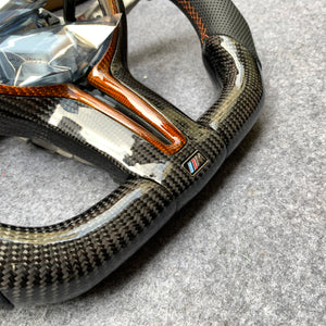 CZD- BMW F30/F31/F32/F34/F35/F20/F25/m1/m2/m3/m4 carbon fiber steering wheel