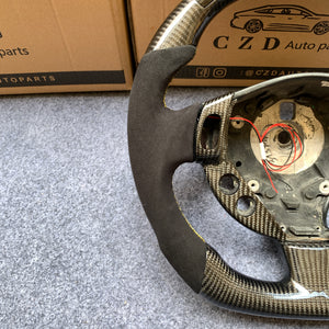 CZD-For Maserati GT /Quattroporte/ Levante Steering wheel with Carbon fiber and alcantara