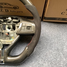 Load image into Gallery viewer, CZD Maserati Ghibli /Quattroporte /Levante carbon fiber steering wheel with Alcantara