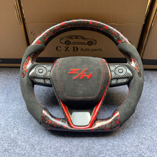 CZD Toyota 8th Gen Camry 2018-2022 carbon fiber steering wheel