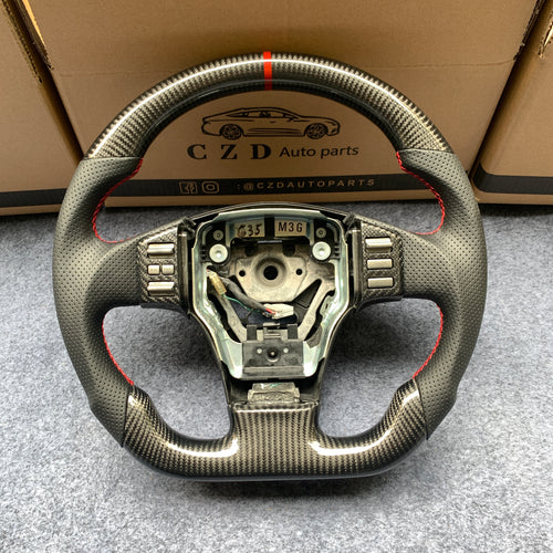 CZD Infiniti G35 sedan 2003 2004 2005 2006 2007 carbon fiber steering wheel