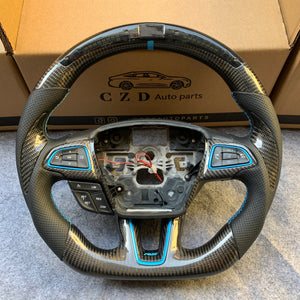 CZD Focus MK3 2015/2016/2017/2018 carbon fiber steering wheel