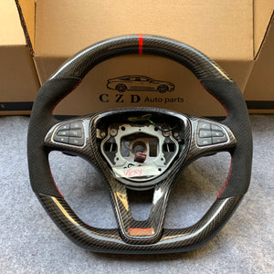 CZD 2015-2020 Mercedes-Benz C-Class C180/C300 carbon fiber steering wheel