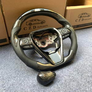 CZD Toyota 8th Gen Camry 2018/2019/2020/2021/2022 carbon fiber steering wheel