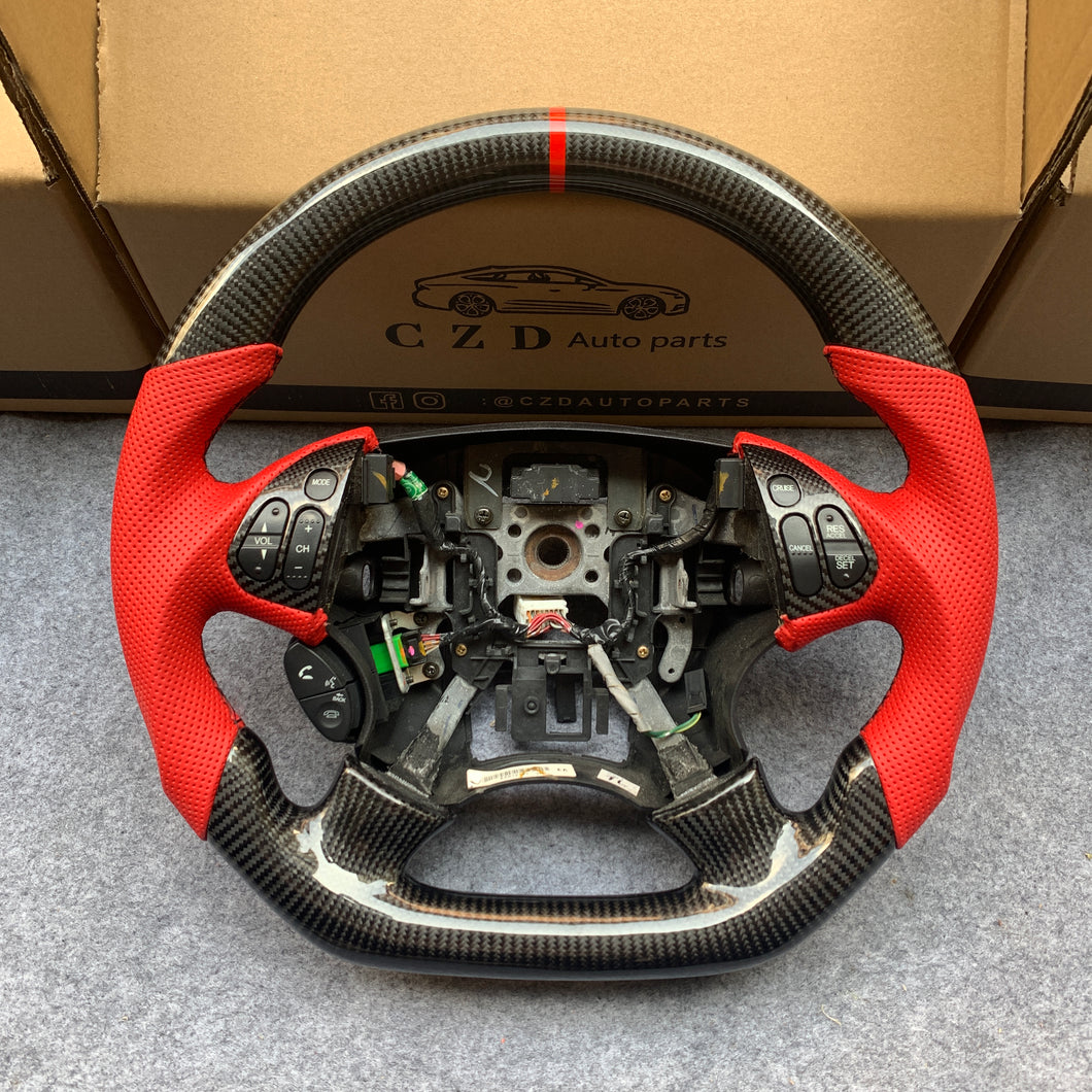 CZD-For 2004/2005/2006 Acura TL Type R carbon fiber steering wheel