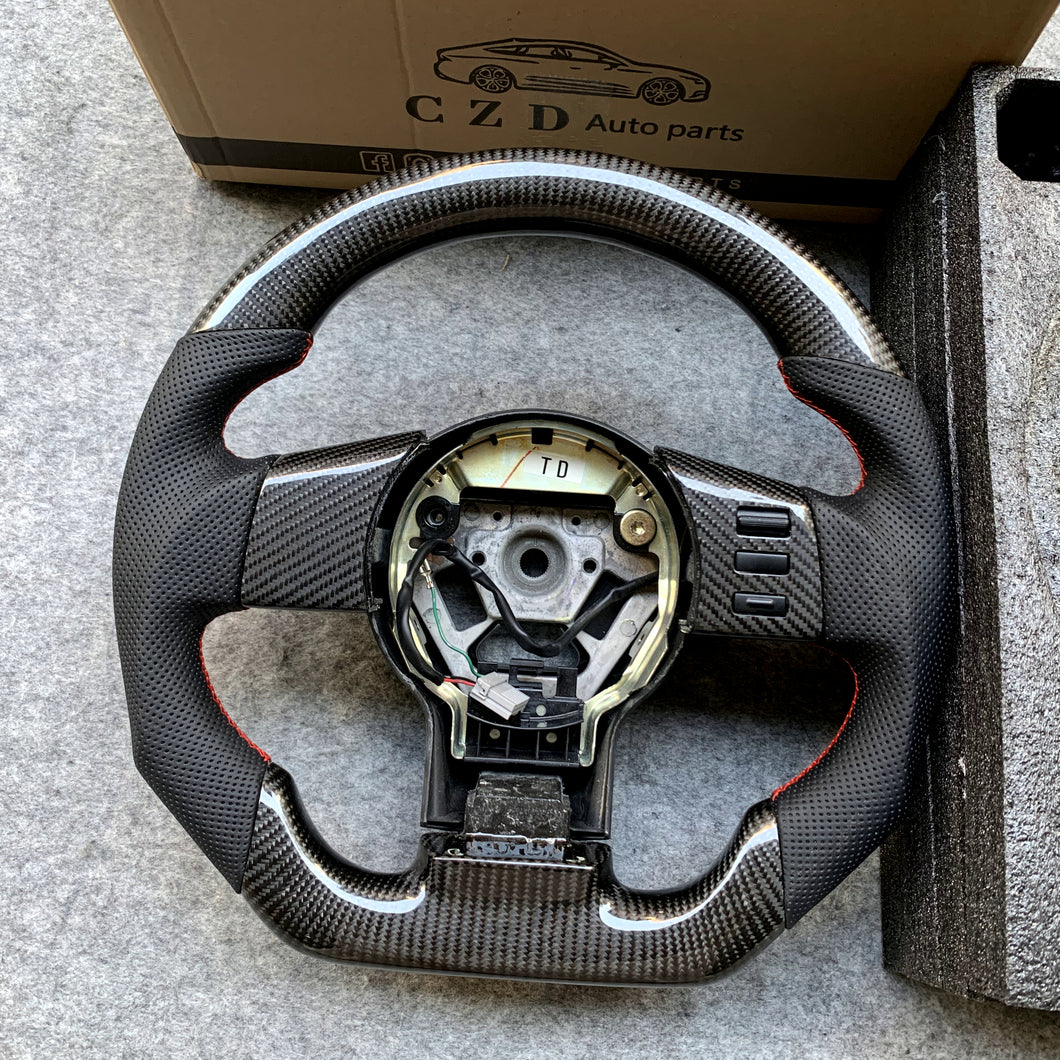 CZD Nissan 350Z/Z33 2002 2003 2004 2005 2006 2007 2008 2009 carbon fiber steering wheel