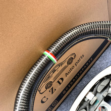 Load image into Gallery viewer, CZD Maserati Ghibli /Levante /Quattroporte steering wheel with carbon fiber