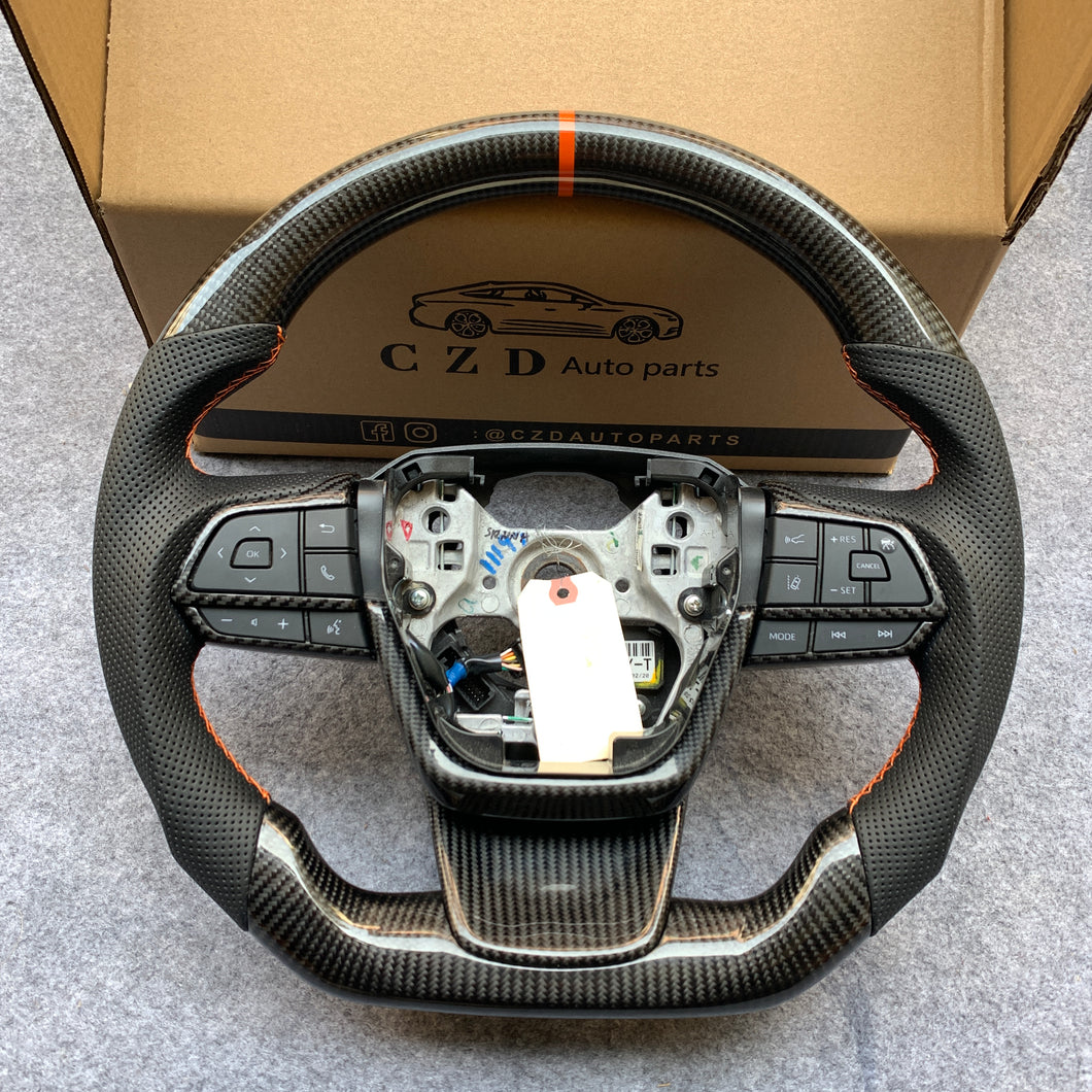 CZD Toyota Highlander XSE 2020/2021/2022 carbon fiber steering wheel