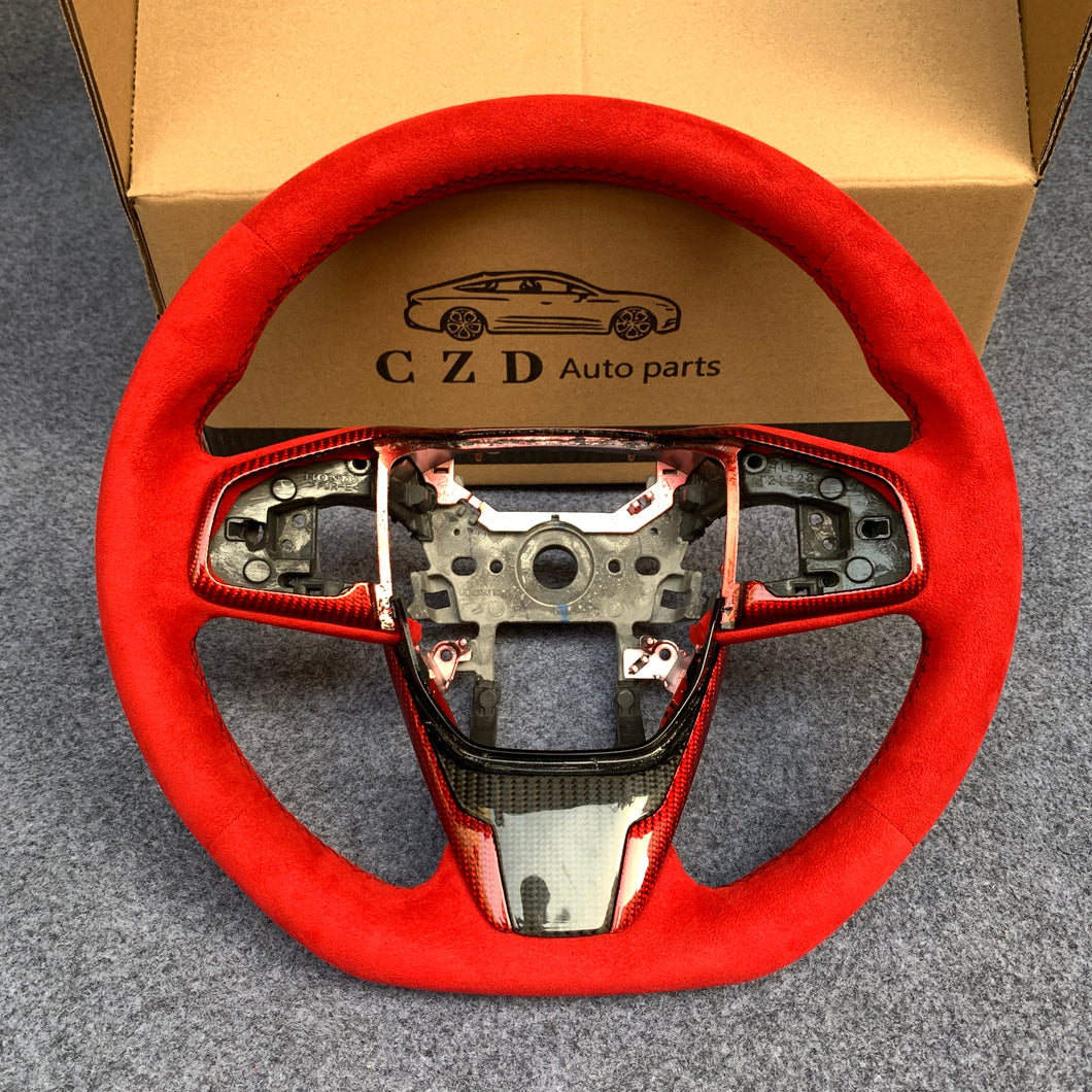 CZD-10thgen Honda Civic/FK7/FK8/Type-R carbon fiber steering wheel