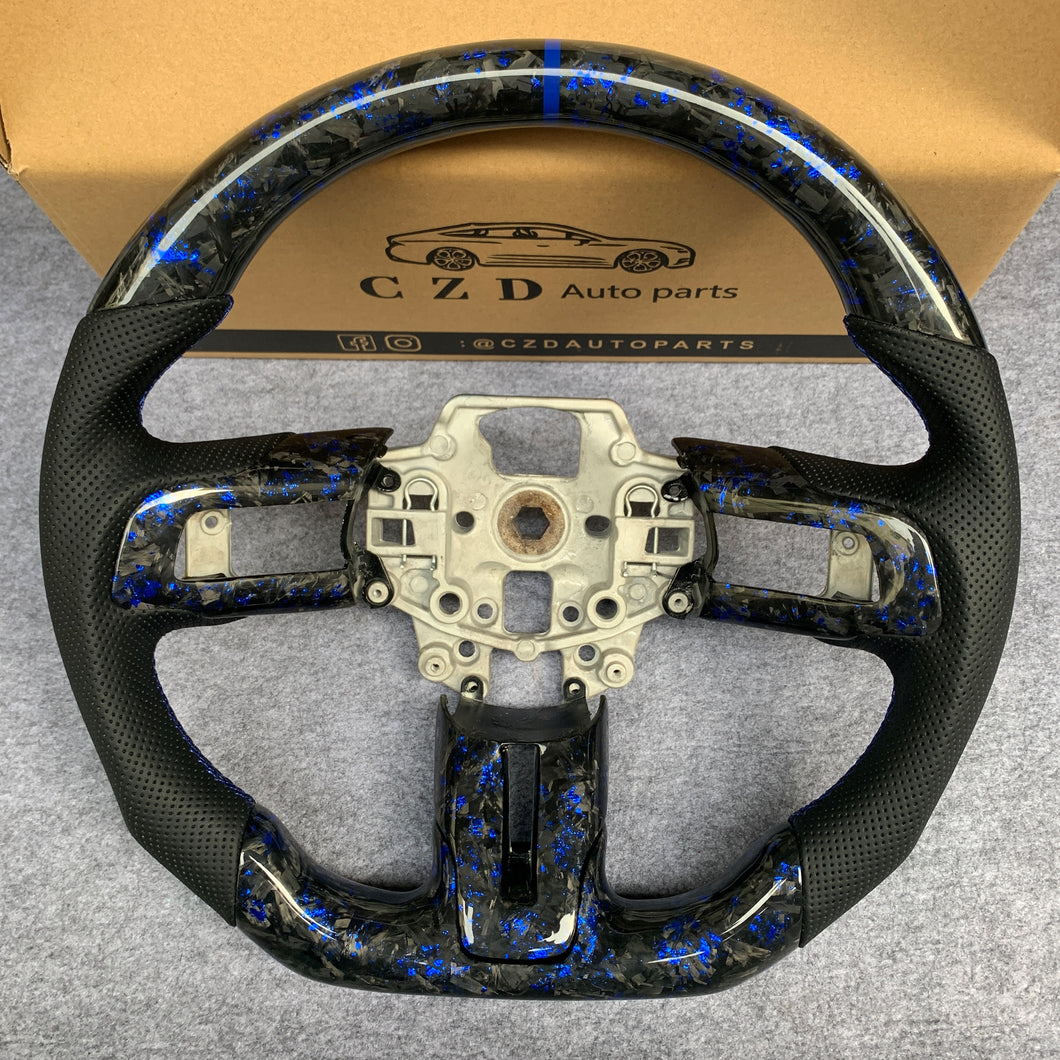 Newest CZD Ford Mustang GT forged Carbon fiber with Blue Flakes sexy design