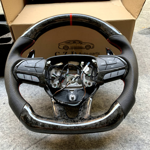 CZD Dodge Challenger/Charger/SRT 2015 2016 2017 2018 2019 2020 2021 carbon fiber steering wheel