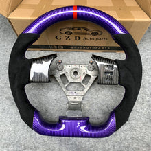 Load image into Gallery viewer, CZD Nissan 350Z 2003-2008 carbon fiber steering wheel with Alcantara