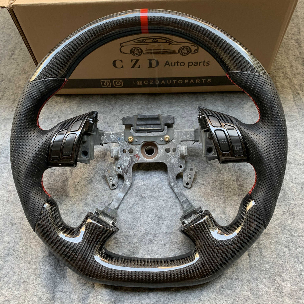 CZD Custom Honda 7th Gen Accord Odyssey Inspire UC1 UC3 CM5 CM6 Steering wheel with Real carbon fiber