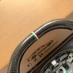 CZD-For Maserati Ghibli / GT /Quattroporte/ Levante Steering wheel with Carbon fiber