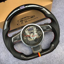 Load image into Gallery viewer, CZD Audi TT RS 8J 2009/2010/2011/2012/2013/2014 carbon fiber steering wheel with LED
