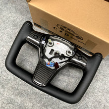 Load image into Gallery viewer, Tesla model 3 model Y Yoke  steering wheel design from CZD Auto parts