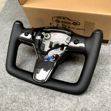 Load image into Gallery viewer, Tesla model 3 model Y Yoke  steering wheel design from CZD Auto parts