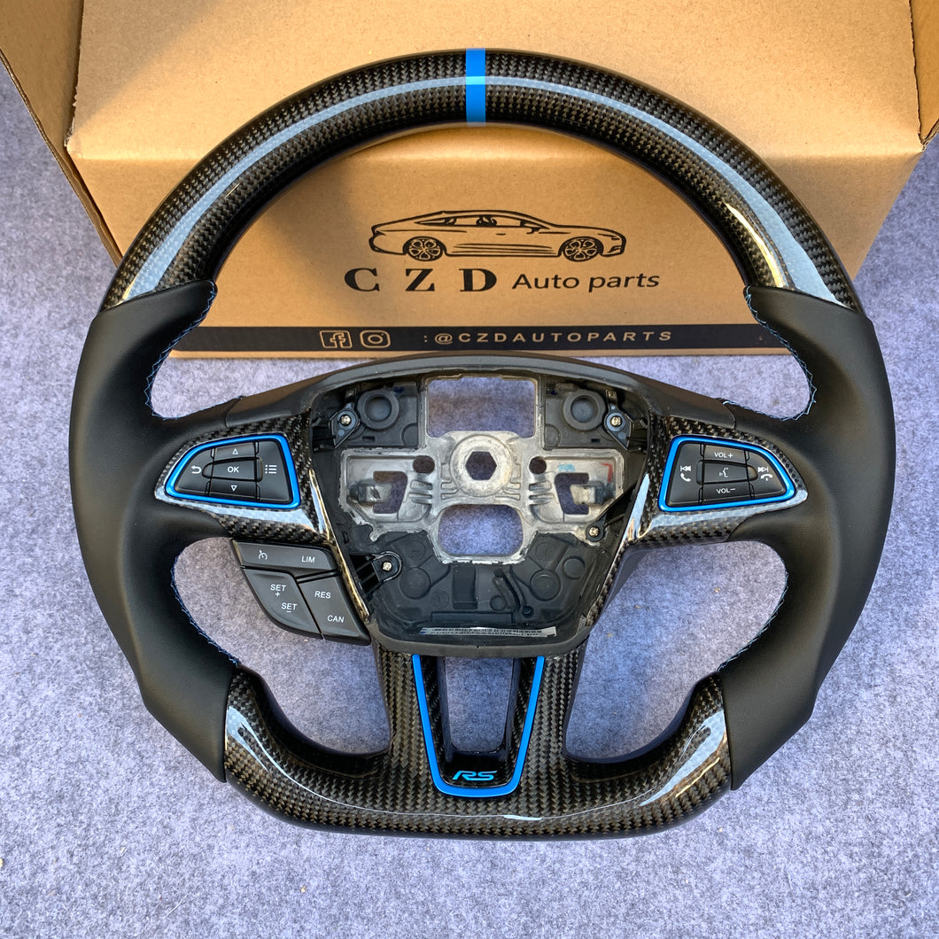 Focus MK3 2015-2018 carbon fiber steering wheel-CZD