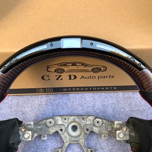 CZD Z34 steering wheel Golden wire Carbon fiber