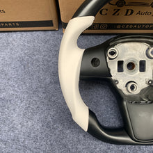 Load image into Gallery viewer, CZD Tesla model 3/model Y steering wheel with matte black