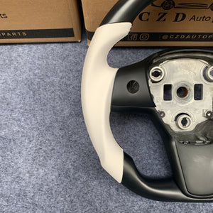 CZD Tesla model 3/model Y steering wheel with matte black