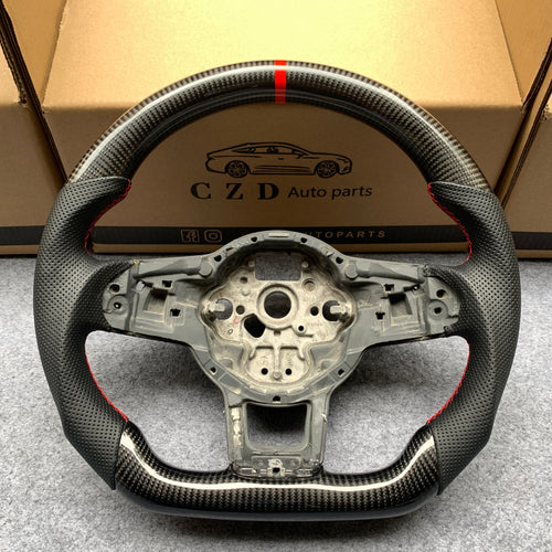 CZD-VW Golf R MK7/MK7.5 carbon fiber steering wheel