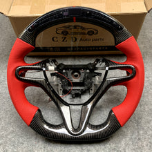 Load image into Gallery viewer, CZD-2008-2011 Honda civic /8th Gen civic carbon fiber steering wheel