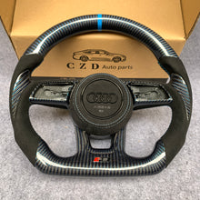 Load image into Gallery viewer, CZD Audi A4 B9 Avant steering wheel carbon fiber