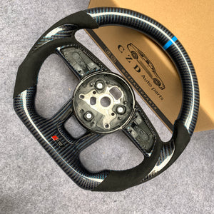 CZD-2017+Audi B9 A3/A4/A5/RS3/RS4/RS5/S3/S4/S5 carbon fiber steering wheel