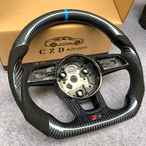 CZD-2017+Audi B9 A3/A4/A5/RS3/RS4/RS5/S3/S4/S5 carbon fiber steering wheel